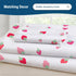 100% Wildkin Cotton Fitted Crib Sheet Soft & Breathable Fitted Sheet (Strawberry Patch)