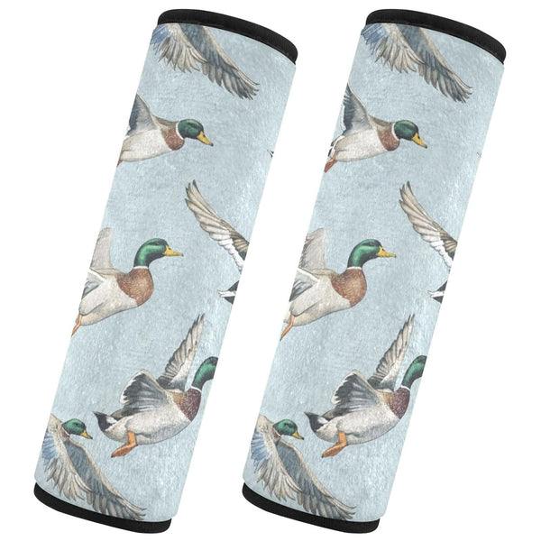 Vdsrup Seat Belt Covers 2 Pack Mallard Ducks Car Seat Strap Covers Super