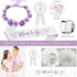 HYCSANBAO Elephant Baby Shower Decorations for Girl, Pink Purple Elephant Baby Shower Party Supplies, It's a Girl