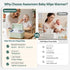 3-Level Baby Wipe Warmer, Temperature Control, Quiet and Even Heating, Large Capacity for Diaper Changes Green
