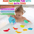 BeneFine Kids,12 Baby Bath Toys for PCS Mold Free Bath Toys for Toddlers with Floating Boats,Watering Can,Floating