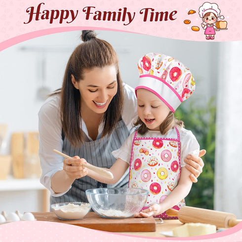 GIFTINBOX Kids Cooking and Baking Chef Set, 25PCS with Kids Apron, Chef Hat & Utensils, Birthday Toys for 3-8 Yr Olds