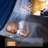 Portable Mini Handheld Stroller Fan with Flexible Tripod, USB Fan for Baby Stroller, Car Seat, Crib, Outdoor Camping