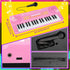Drmukie 4 37 3 4 5 6 7 Upgraded Piano Keyboard Kids Toy for Year Old Girl Birthday Gift Key Pink Pianos with Microphone