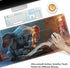 Playmat for MTG, Stitched Card Playmat with Magic Zones for TCG and Board Games, 24 x 14 inches - Reading Elephant