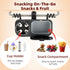 Universal Stroller Snack Tray, Compatible with Nuna Uppababy Mockingbird, Stroller Snack Tray Attachment with Cup