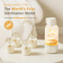 2.5 10200mAh 17oz Snow Bear Portable Bottle Warmer for Travel, Fast Heating in Mins for Breast Milk and Formula