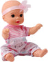 POCO DIVO Pink Headband Sweetie Cherub: 8-inch Toddler Girl Doll with Romper Onesies