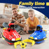 Set 2 360Rotating|Christmas 3 4 5 bessome Cute Cartoon Remote Control Bumper Car Toy of Players Football Games|Toddlers