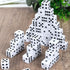50 Pack 16MM Bulk of Opaque White Dice - Classic Six-Sided Dice for Board Games