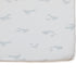 Pehr Crib Sheet, Follow Me Whale | Breathable Brushed Organic Cotton for