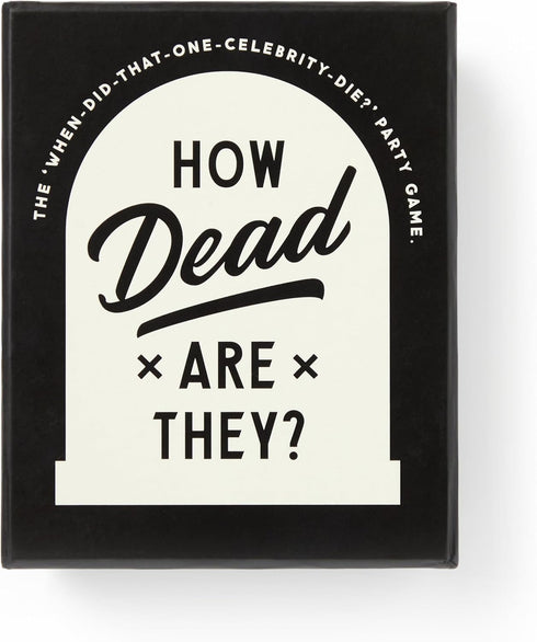 Brass Monkey How Dead are They – Party Game with 350 Game Card Prompts to Figure Out When Celebrities Died