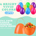 6 10 Inch Funtery Pcs Jumbo Easter Eggs Plastic Giant Easter Eggs with Handles, Clear Large Baskets Fillable Big Bunny