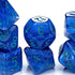 Gake Keeper Games Sui Generis Dice - Astral Dragon Indigo 7 pc Resin Dice Set