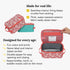 Huhu Insulated Cooler Bag - Water-Resistant Lunch & Baby Bottle Cooler - Easy-to-Clean, Leak-Free Interior On-The-Go