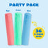 JOYIN 108 PCS Sidewalk Chalk Set in 36 Count, 3 Assorted Colors, Non-Toxic Jumbo Washable Driveway Chalk for Outdoor Art Play, Great Gift Toys for Kids, Classroom, Party Favors by JOYIN