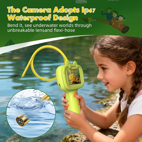 Daxiongmao 3 4 5 6 7 8 Borescope Camera with Light for Kids | STEM Science Educational Toy for Years Old Boys & Girls |
