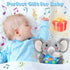 Plush Musical Baby Toys - Cute Elephant Stuffed Animal for 3-12 Months Boys & Girls, Infant Baby Toy