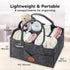 KeaBabies Portable Diaper Changing Pad and Diaper Caddy Organizer - Travel Diaper Change Mat - Baby Organizer