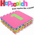 10 (12" 12" Hopscotch Playmat Foam Interlocking Puzzle Floor Mat - Large Number Tiles by Square Blocks)