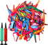 100pcs Colorful Giant Rocket Balloons with Two Air Pumps for Parties