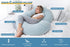 INSEN Pregnancy Pillows for Sleeping, Maternity Pillow with Cooling Cotton Cover, C Shaped for Pregnant Side