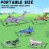 5 Pack Set 3+ Crelloci Army Airplane Toys Military Fighter Jet Die Cast Plane Metal Aircraft Toy, Pull Back Play
