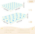 miaozhen 1 Pack 52x28 Cotton Crib Sheets for Baby Boys Girls Soft Comfy Cute Animal Blue Elephants Crib Mattress Sheet