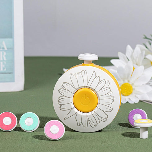 Srliya Trimmer Baby Nail Grinder Rechargeable Nail Silent Safty Electric Nail Polishing Tool for Newborn Infant Toddler