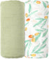 CoolaPeach Muslin Swaddle Blankets for Newborns,2 Pack Baby Boys Girls Receiving Blankets Large