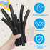 5/8 Inch x 40ft Noodle Rope Craft Foam Noodles, Versatile Foam Rod for DIY Arts and Crafts Supplies (Black)