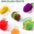 Set 1-3, 1 0-6-12 Jollybaby Plush Stuffed Cloth Fruit Food Toy for Toddler Soft Fruit Basket Montessori Sensory Toy