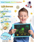 10 Inch 3-8 FLUESTON LCD Writing Tablet, Doodle Board Toys Gifts for Year Old Girls Boys, Colorful Electronic Drawing