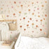 Small Flower Wall Stickers Boho Floral Wall Decals Watercolor Wildflower Decals Cute Flowers Stickers Removable Retro
