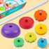 Spinning Stacking Toys – Spin Toys for Toddlers 1-3 – Rainbow Spin Tower – Autism Sensory Learning Toy