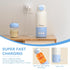Travel,12.5oz Formula,Breastmilk,Water,3 Portable Bottle Warmer for Cordless Baby Milk Warmer on The go for Mins Fast