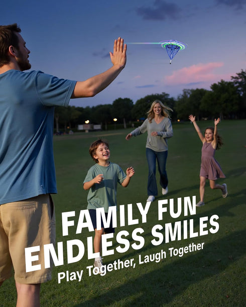 2025 3D 6+ Flystars Flying Bouncing Toys, Next-Gen Pro Cosmic Globe Flying Orb Ball Motion-Control Hover Spinner