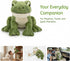 6.2 Inch Tiny Heart Cute Green Frog Plush Toy, Realistic Small Frog Kawaii Lifelike Super Soft Plush Stuffed Animal