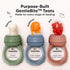 2pk 6-12 Frozen KeaBabies Baby Fruit Feeder - Silicone Baby Food Feeder for Babies Months, Breast Milk Popsicle