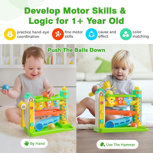 Zardali 1 1st 9-12-18 1 Musical Baby Toys for Year Old Boy Gifts, Birthday Gift First Present for One Yr, Pound A Ball