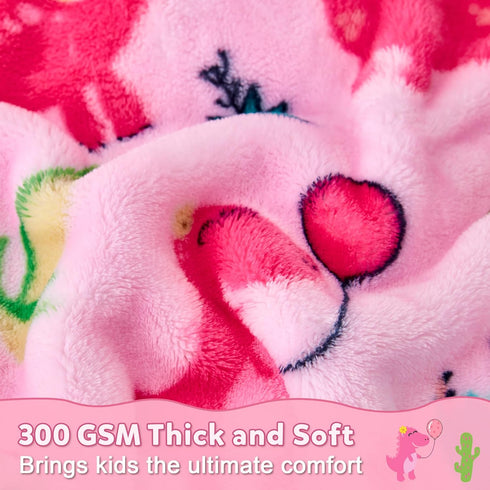 (30x40 inches) mermaker Toddler Blankets for Girls and Boys, Dinosaurs Blanket for Baby Shower Birthday Gifts, Fluffy