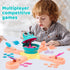 Classic Feed Frog Board Game - Multiplayer Athletic Game for Family and Friends, Fun Reaction Game