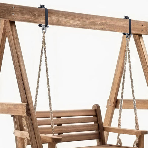 Heavy Duty Swing Hanger Accessories for Wooden Swing Sets, 2 Pcs Snap Hooks for Indoor/Outdoor Playground