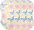 decor gift 4 Pack 22x11in Cotton Muslin Burp Cloth Breathable Blue Butterflies and Pink Flowers Feed Cloth for Unisex