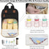 Diaper Bag Backpack for Women Large Capacity with Insulated Pockets Multifunctional Diaper Bags For Baby Girl Boy Waterproof Baby Bags For Mama Maternity Travel Bag Black
