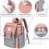 Backpack Pink1 Frank Mully Diaper Bag Large Multifunction Travel Baby Bag for Mom Dad