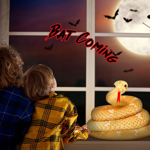 Giant 80 Inch Boa Constrictor Stuffed Animal Snake - Realistic Plush Toy for Kids Birthday Party
