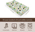 KuphiL10C Girls-16x32 St Patricks Day Leaves Rainbow Irish Hats Pattern Baby Changing Pad Cover,Unisex Nursery Diaper