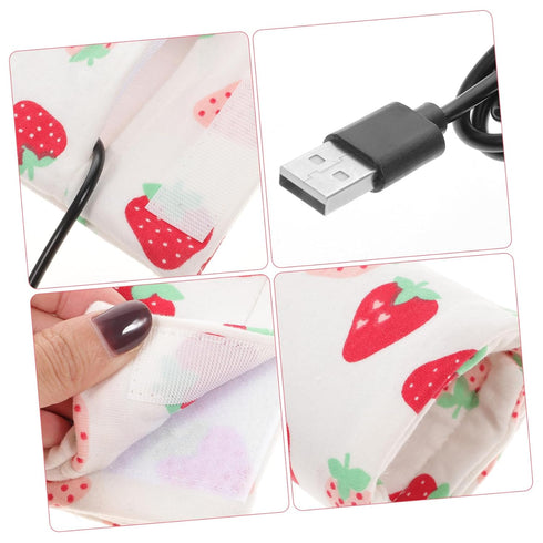 Totority Portable USB Bottle Warmer Bag for Travel Even Heating Milk Bottle Insulation Cover Compact and Firm Milk
