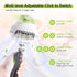 Portable Ultra-Low Noise Baby Stroller Fan, Rechargeable 2000mAh Battery Powered Fan for Baby Stroller